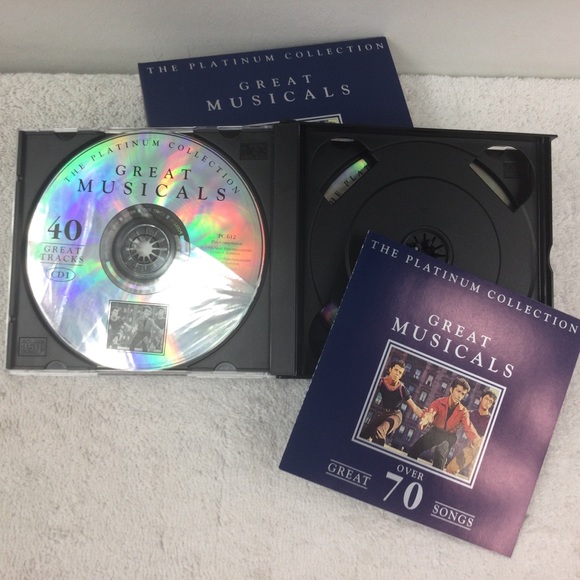 The Platinum Collection 2 cd's Over 70 Songs from Musicals - Picture 4 of 5